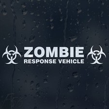 Zombie Response Vehicle Biohazard Car Decal Vinyl Sticker For Bumper Or Window