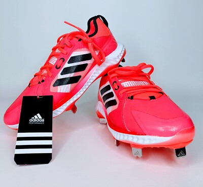   Adidas Pure Hustle Unity Women's Size 7.5 Metal Softball Cleats FW8309 Pink