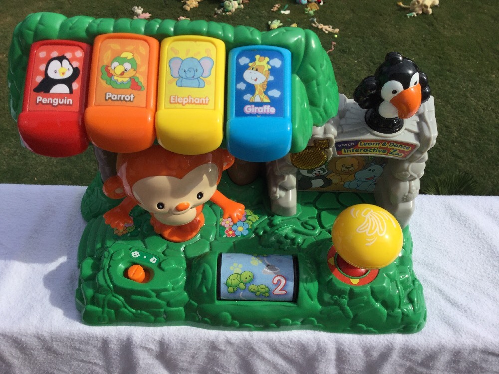 VTech Learn and Dance Interactive Zoo Toy animal playful songs play  modes