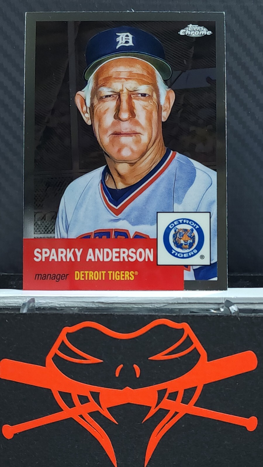 Sparky Anderson - 2022 Topps Chrome Platinum Anniversary #487 - Tigers