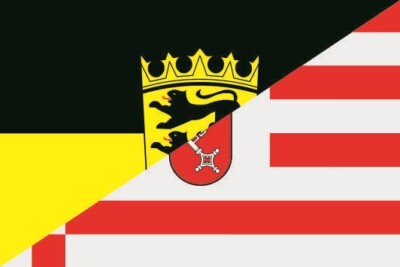 U24 Flagge Karlsbad (Baden) 30x45 Cm – Bootsflagge, Polyester, Wetterfest
