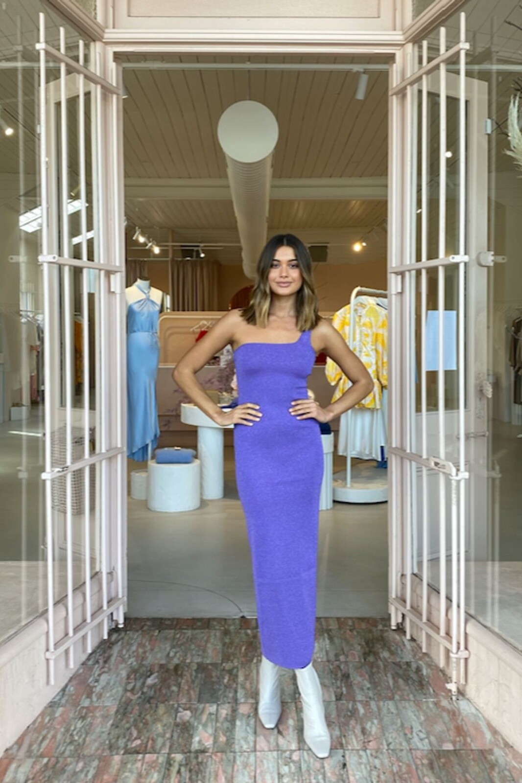 BNWT BEC \u0026 BRIDGE LILAC ADALANE ASYM 