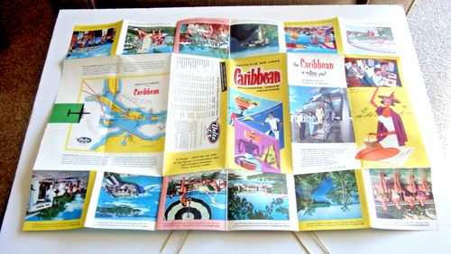 DELTA C & S AIRLINES ROUTE MAP BROCHURES 1954 & 1970 ORIGINAL VINTAGE - Picture 4 of 5