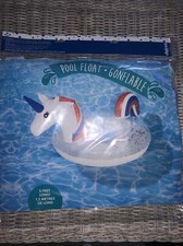 New Inflatable Unicorn Pool Float 5 Feet Long