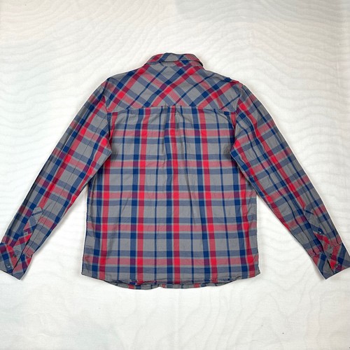 True Religion Men's sz L Multicolor Plaid Cotton L/S Button Up Western Shirt - Picture 5 of 10