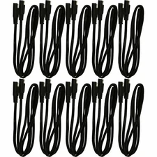 10  5 foot SAE-SAE motorcycle battery charger extension leads