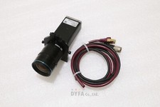 BASLER Used piA2400-17gm 104435-23 W/ Lens 8mm 1:1.8 Cut Cables OPT-I-964=9L37-5