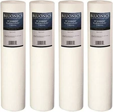 Bluonics Sediment Replacement Water Filters 4 (5 Micron) 4.5" x 20" Cartridges
