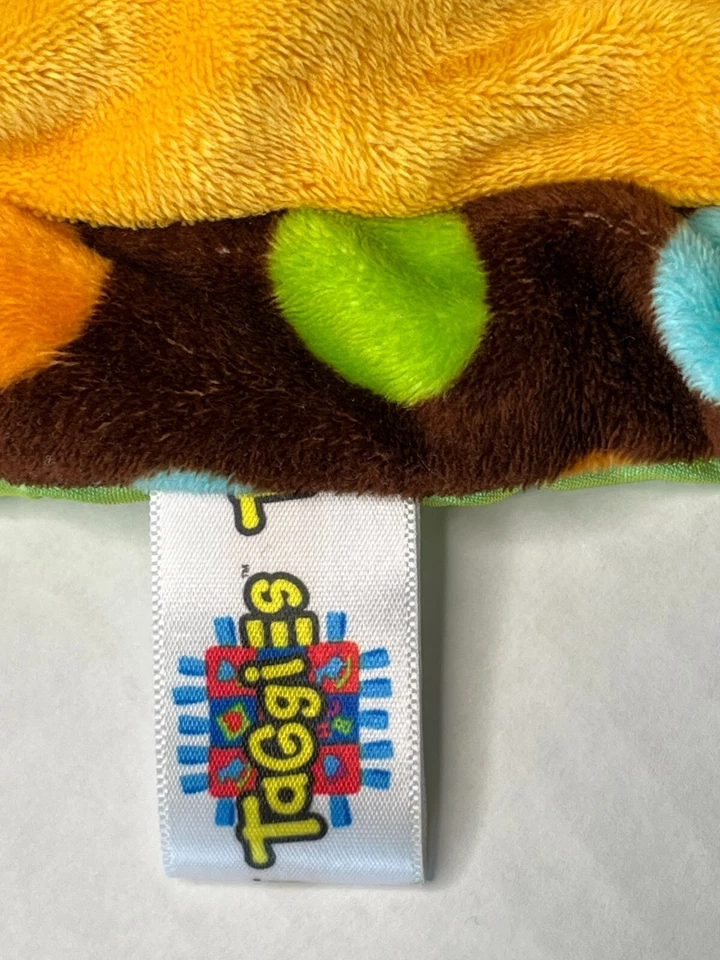 Mary Myer Baby Taggies Lovey Security Blanket Monkey Bird Orange - Image 4 of 4