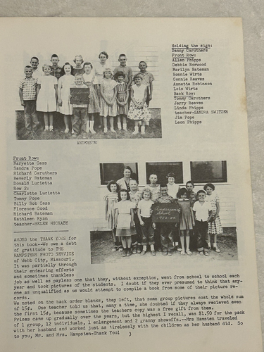 Vier R's von Barton County Missouri Geschichte und Fotos von Schulen und Schülern - Bild 5 von 15