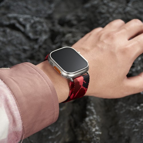 For Apple Watch Ultra 2 Series 10 9 8 7 6 5 4 SE Camouflage Nylon Strap Band NEW - Picture 3 of 18