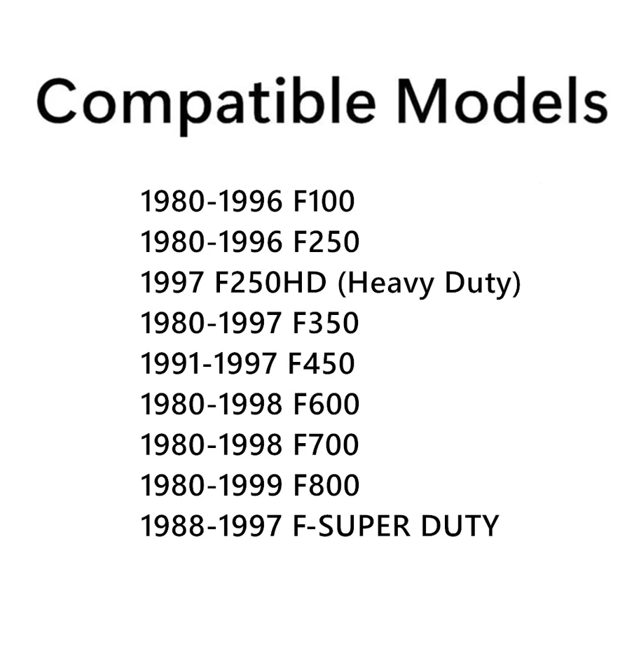 Fit 80-96 Ford F-Series 97 F350-F800 Super Duty Back Window Glass W/Gasket PRV. Foto 3 de 4