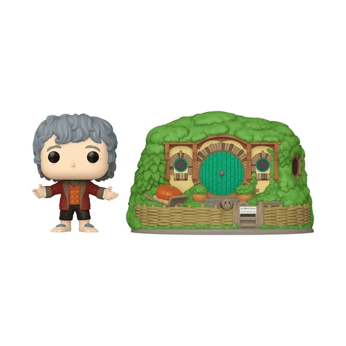 Funko POP! Town Lord of the Rings Bilbo Baggins with Bag-End Vinyl Figure (#39)
