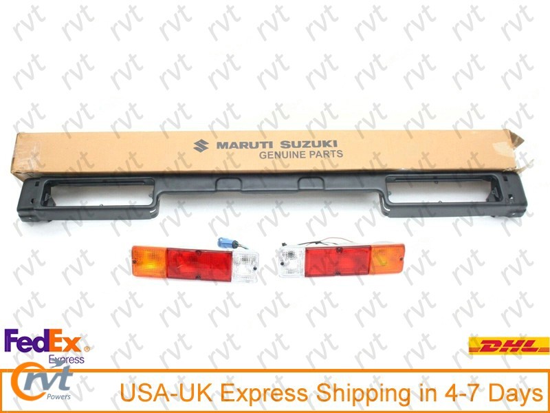 Original Rear Bumper With Lights For Suzuki SJ410 SJ413 Jimny