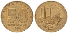 DDR 50 Pfennig 1950 A prägefrisch 103679