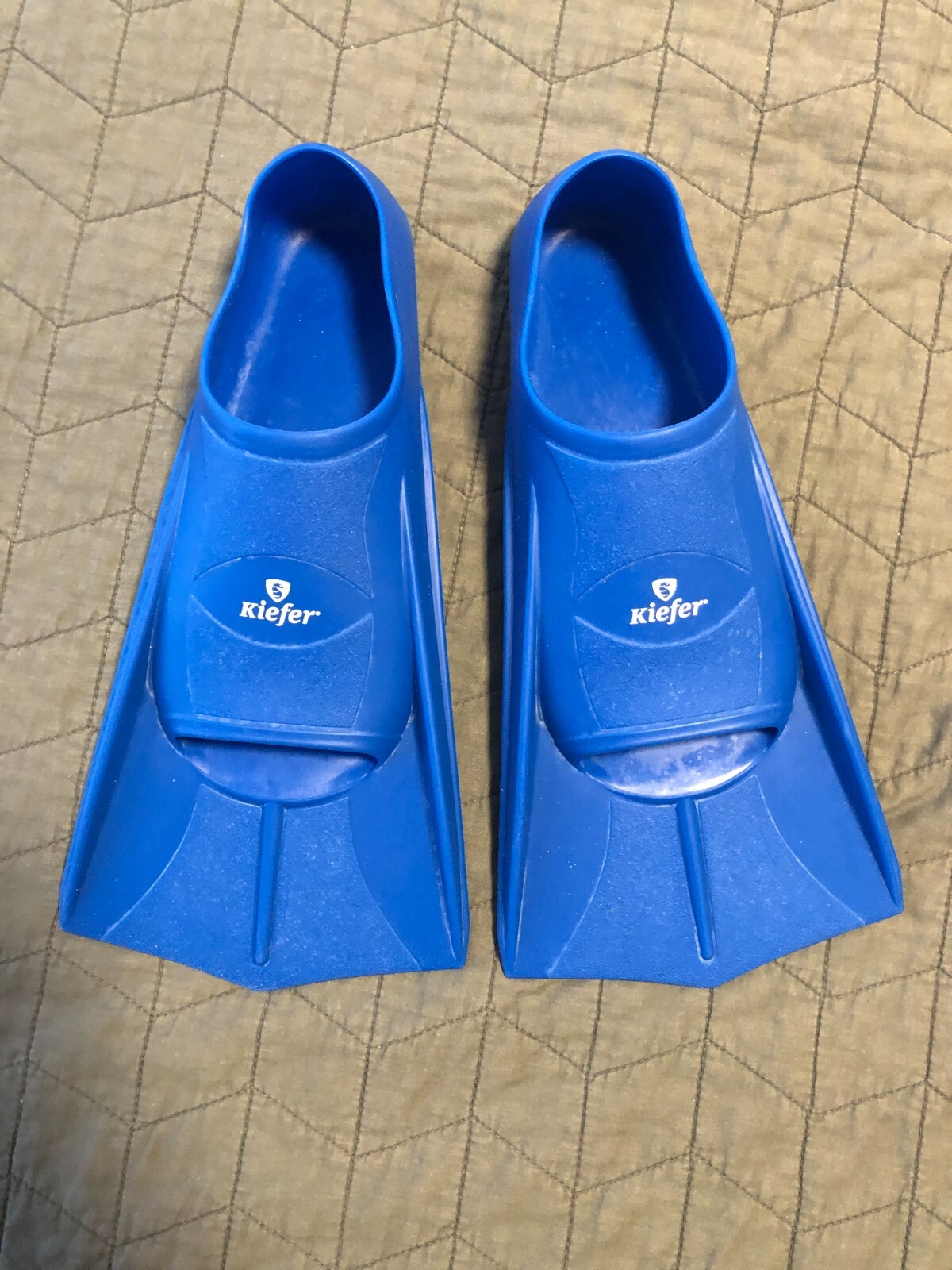 Kiefer Silicone Training Swim Fins Men's US 1011/EU 4344 Blue eBay