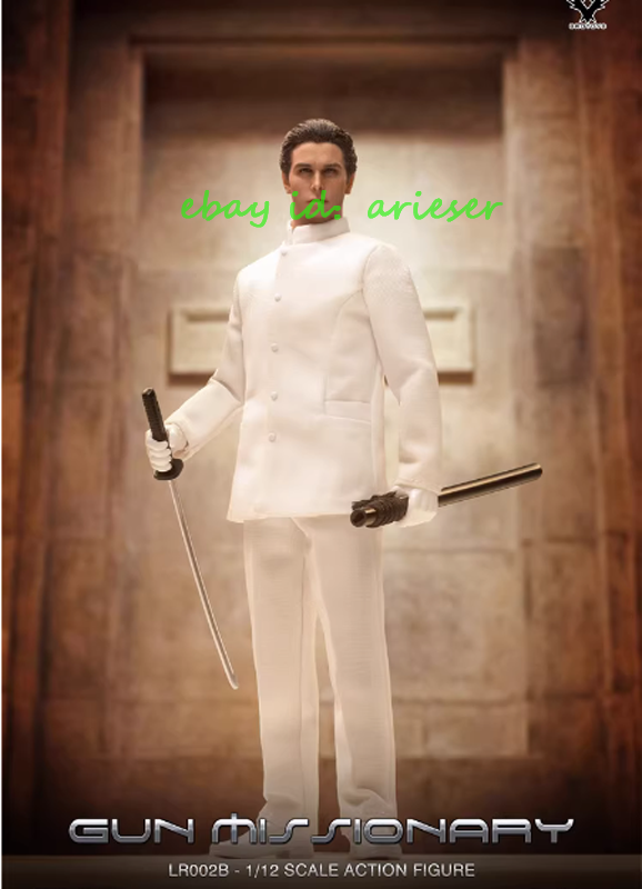 BROTOYS 1/12 Gunfight Preacher ホワイト.Ver BROTOYS 1/12 LR002B Doomsday of Judgment Gunfight Preacher