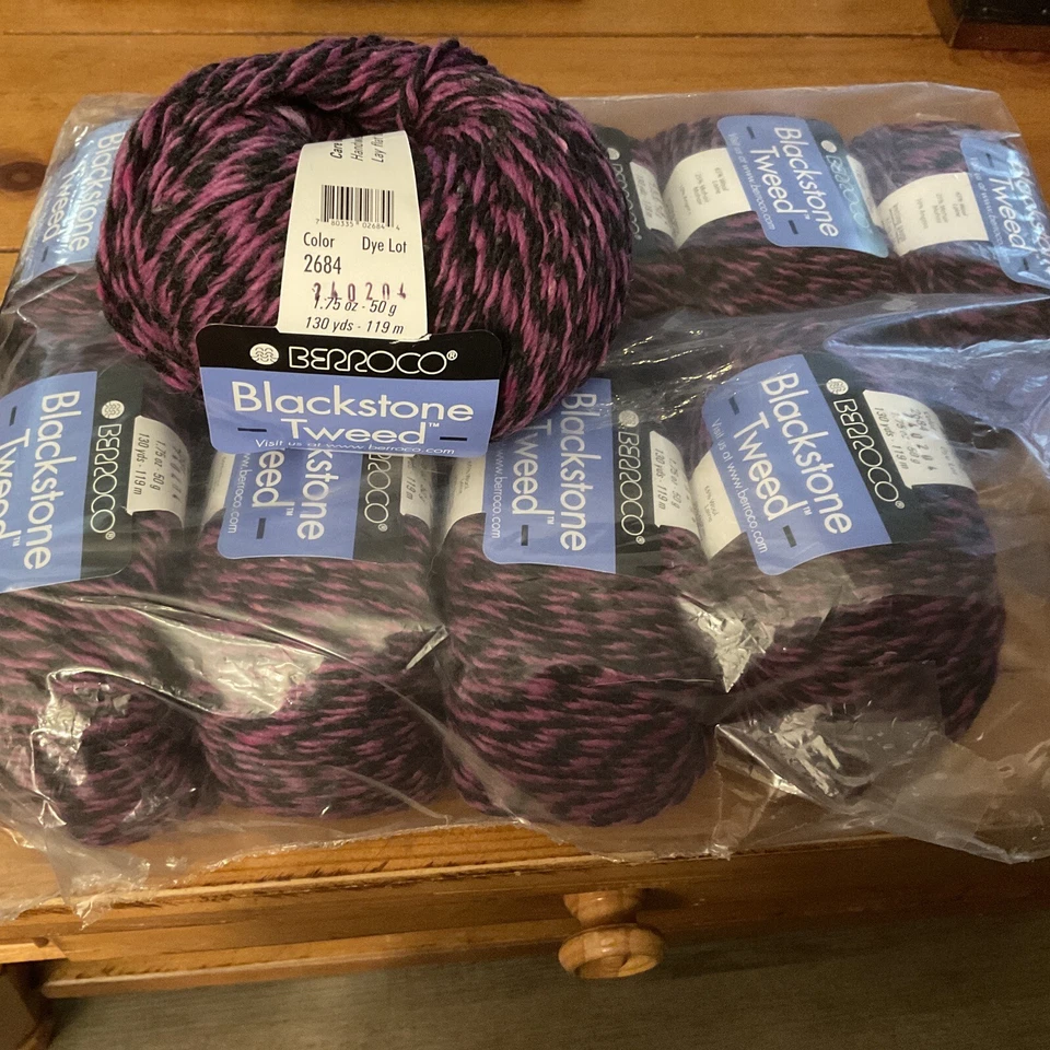 Hilo de tweed Berroco Blackstone color 2684... lote de 10 bolas, 130 yardas cada una. Foto 2 de 4