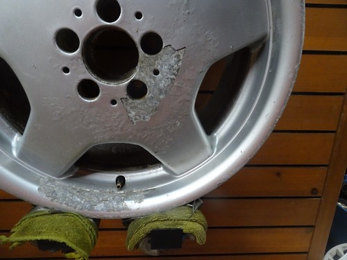 Mercedes Benz CL500 OEM Rear Aluminum Wheel 18x9.5 2002-2004 65233 - Picture 3 of 11