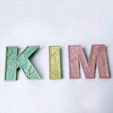decorative letters, 3d Letters, Alphabets, Personalized design, Hanging Letters