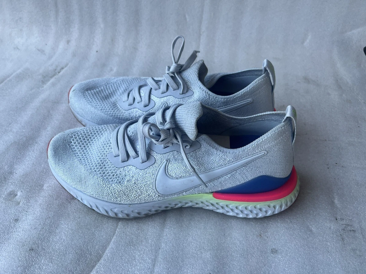 Men's epic react flyknit clearance 2 running shoes white/silver