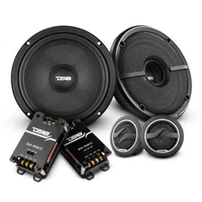 DS18 ZXI-62C 6.5" 2- Way Car Audio Component Speaker System with Kevlar Cone