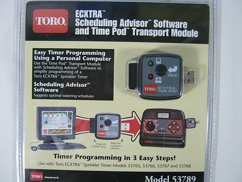 Toro #53789 Ecxtra Scheduling Advisor Software and Time Pod Transport Module - Picture 2 of 6