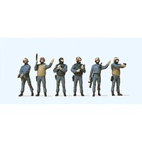 Preiser H0 10446 Figuren Gsg 9 FüR Modellbahn Anlage Etc. 1:87