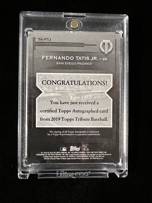 その他 2019 Topps Tribute Tatis jr rc Auto 2019 Topps Tribute Fernando Tatis Jr Rc Auto #1/150 | eBay