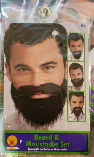 23 PACKAGES FACIAL HAIR COSTUME THEATER ACCESSORIES BEARDS & MUSTACHES LOOK! - Picture 2 of 11