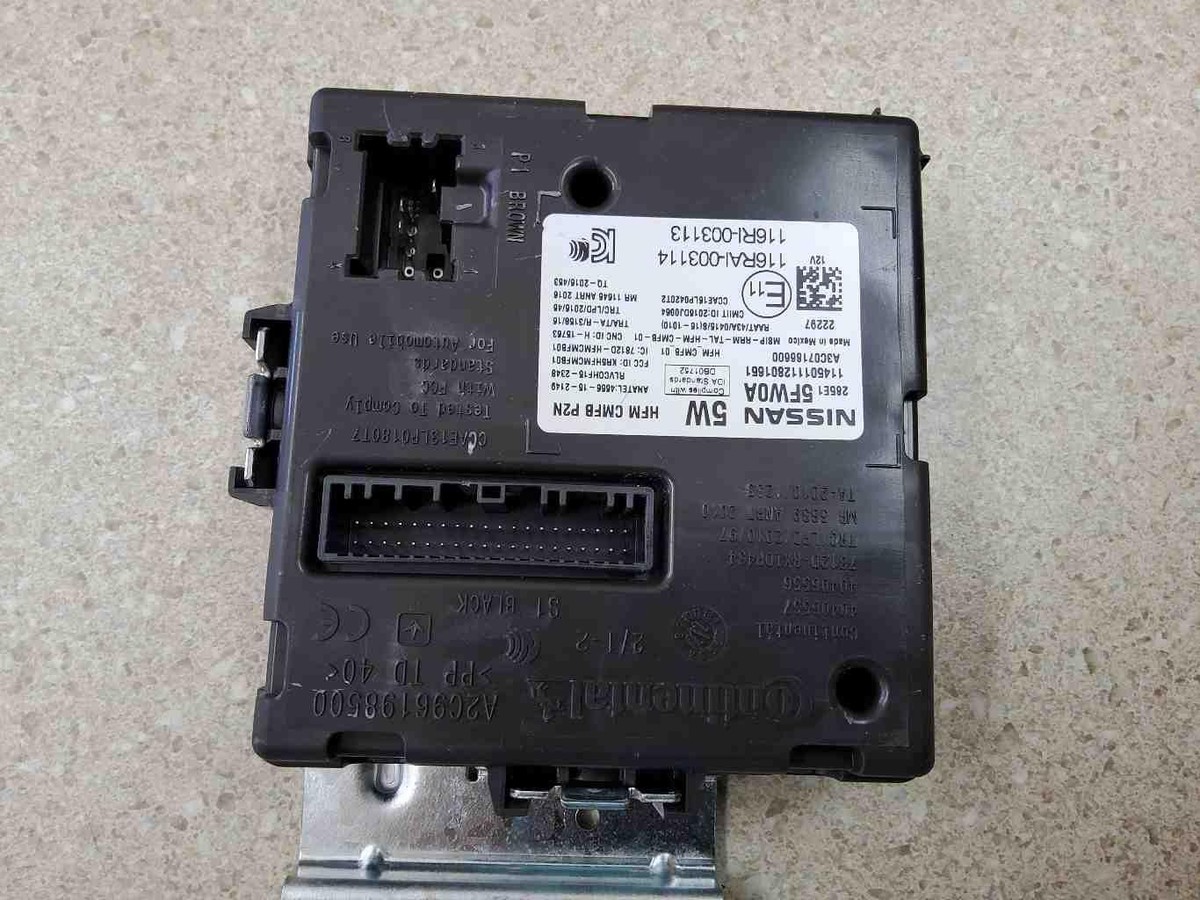 285e1 5fw0a continental Chassis Brain Box NISSAN KICKS 23 | eBay