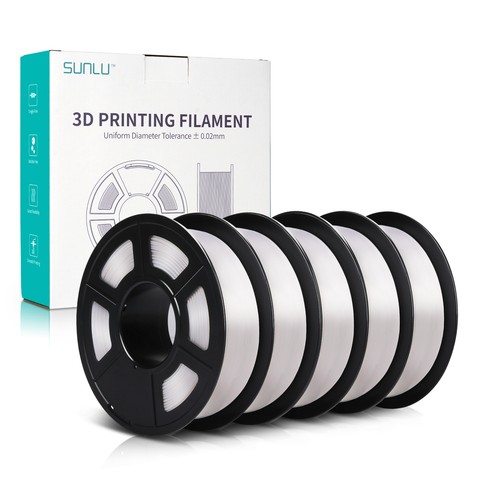 SUNLU 5×1KG PLA Matte PLA+ PLAMETA PETG SILK ABS 3D Filament Combo - Picture 23 of 103