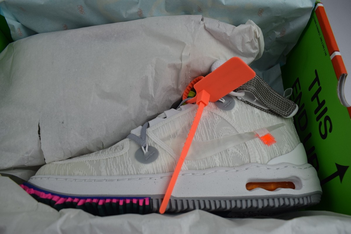 Nike off white mid 2022 brand new never tried on size 5 air-force-1-mid-x-off-white™️  main image 2