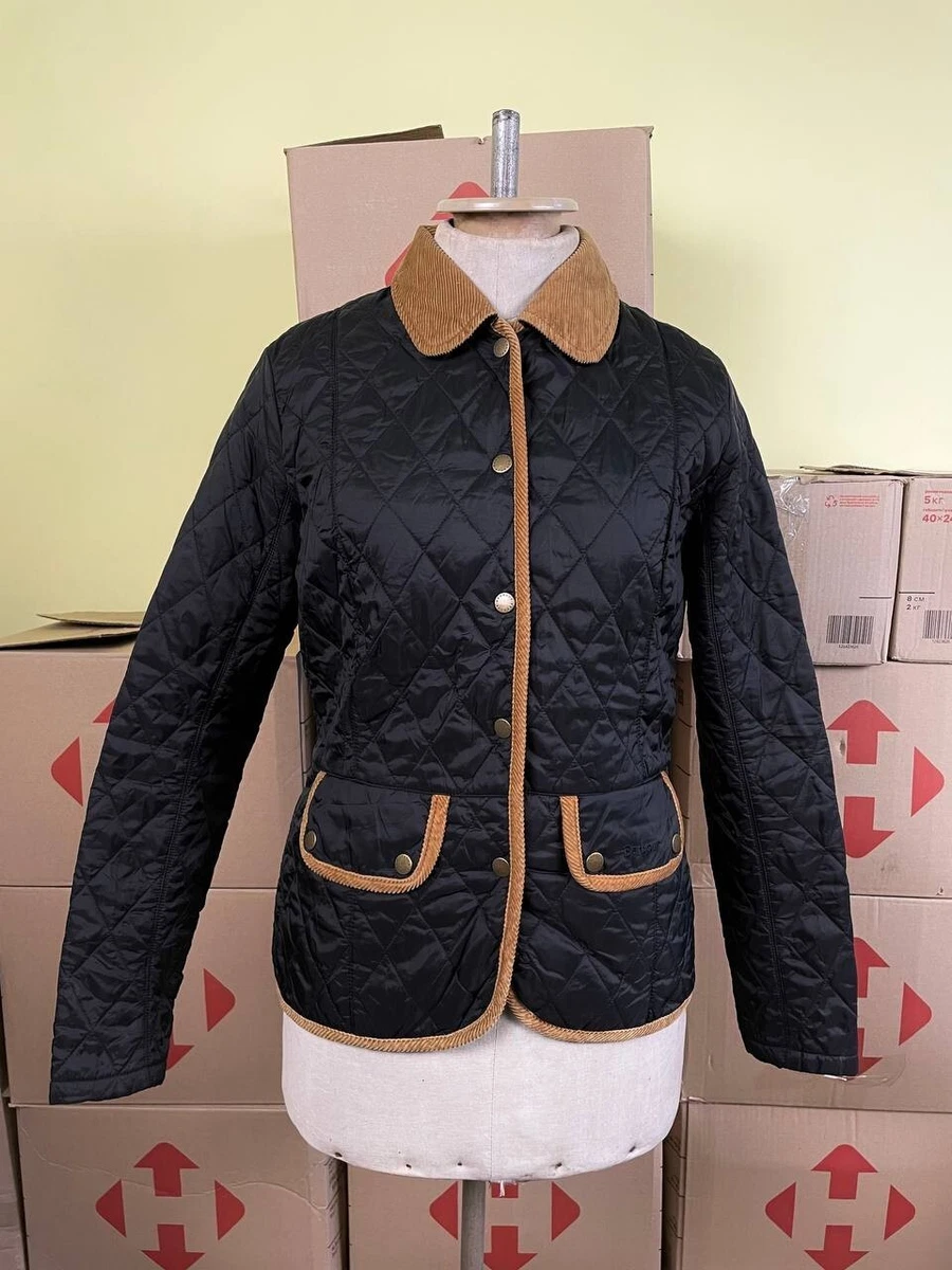 Barbour quilted cheap jacket womens Orange