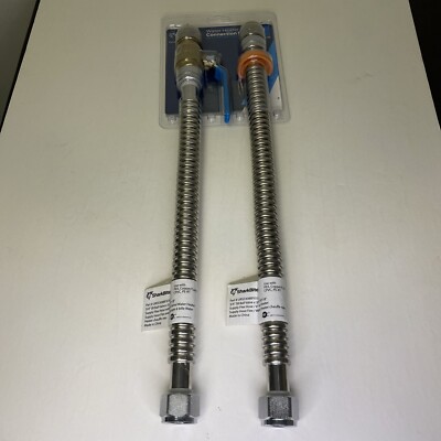 SharkBite 3/4'' Push-to-Connect x 3/4'' Water Heater Connection Kit # UR24680Z