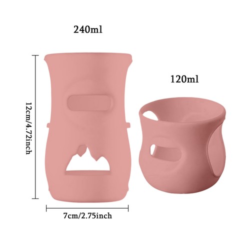 1x 100% Silicone Baby Bottle Sleeves for Avent Natural Glass Baby Bottles - Picture 10 of 16