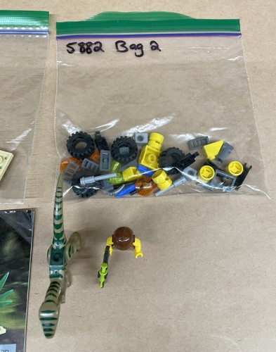 LEGO DINO 5882 Ambush Attack 80 Pieces No Box Preowned - Picture 7 of 8