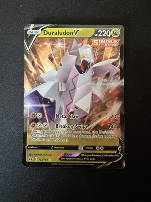 Pokemon Karten Duraludon V 103/159 Krone Zenith Holo Rare V NM *2