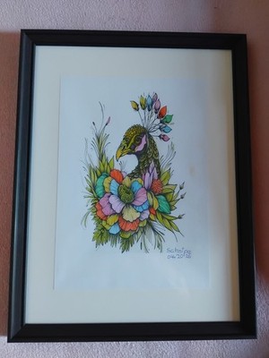 Bild handgemalt/Mandala