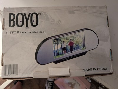 BOYO 6'' TFT Rearview Mirror
