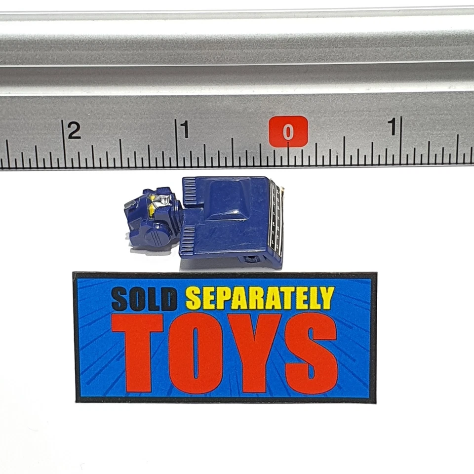 Transformers G1 Skids HEAD & CHEST PLATE piece original Hasbro Blue part - Image 2 of 4