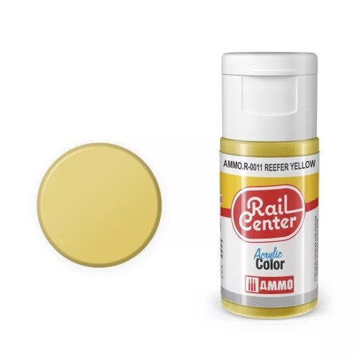 Ammo MIG AMMOR0011 Rail Center Reefer Yellow 20ml - New