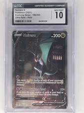 Pokemon Noivern V Alternate Full Art 196/203 CGC 10 Evolving Skies on eBay