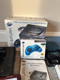Ultimate Sega Saturn in box Fenrir ODE 256GB Card retroBit controller plus more