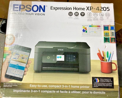 Epson Expression Home XP-4205 All-In-One Inkjet Printer Color Wireless MR