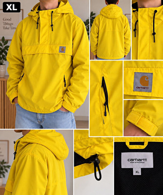 Carhartt Work in Progress Herren Outdoor-Anorak mit Kapuze Gelb Polyester XL