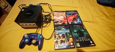 Nintendo Gamecube Black Console Bundle With 4 Games