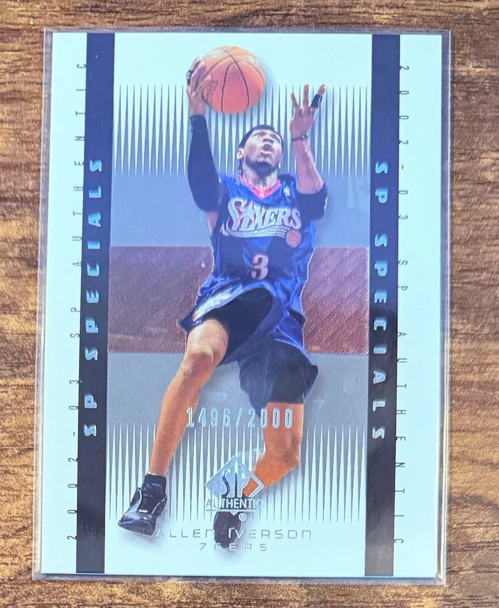 Allen Iverson Basketball 2002-03 Season Sports Trading Card