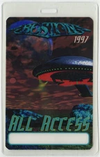 Boston 1997 Greatest Hits Concert Tour All Access Laminated Backstage Pass
