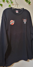 VTG 80's Bayside USA Bechtel Union Made Men's XL Black Long Sleeve Logo Shirt